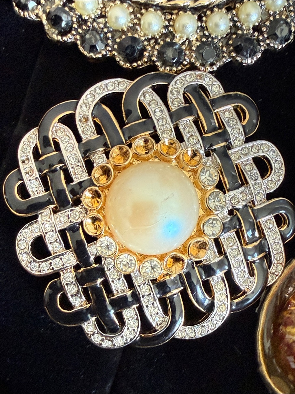 Ultimate mini craft lot distressed lion dish jewelry high end Nina Ricci & more - Picture 6 of 16